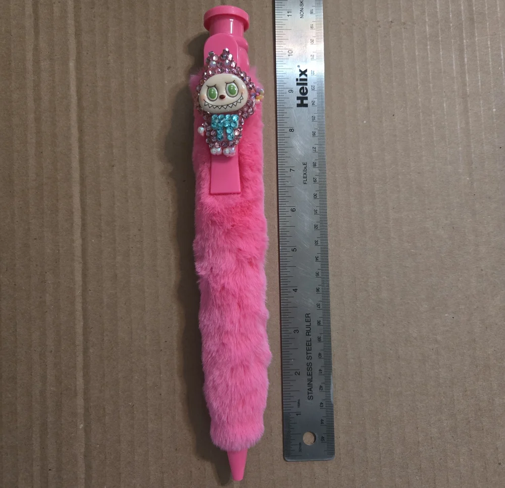 Plush Fuzzy Bubu Giant Ballpoint Pen
